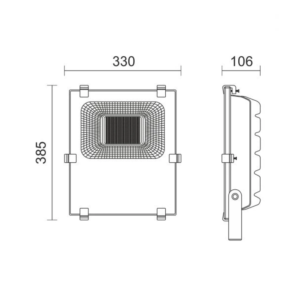 LED Προβολέας SMD 200W 230V Ψυχρό 6000K SpotLight
