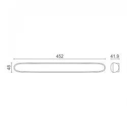 LED Φωτιστικό Ασφαλείας 16W SMD 6000K 3.7V Με Μπαταρία Λιθίου Spotlight