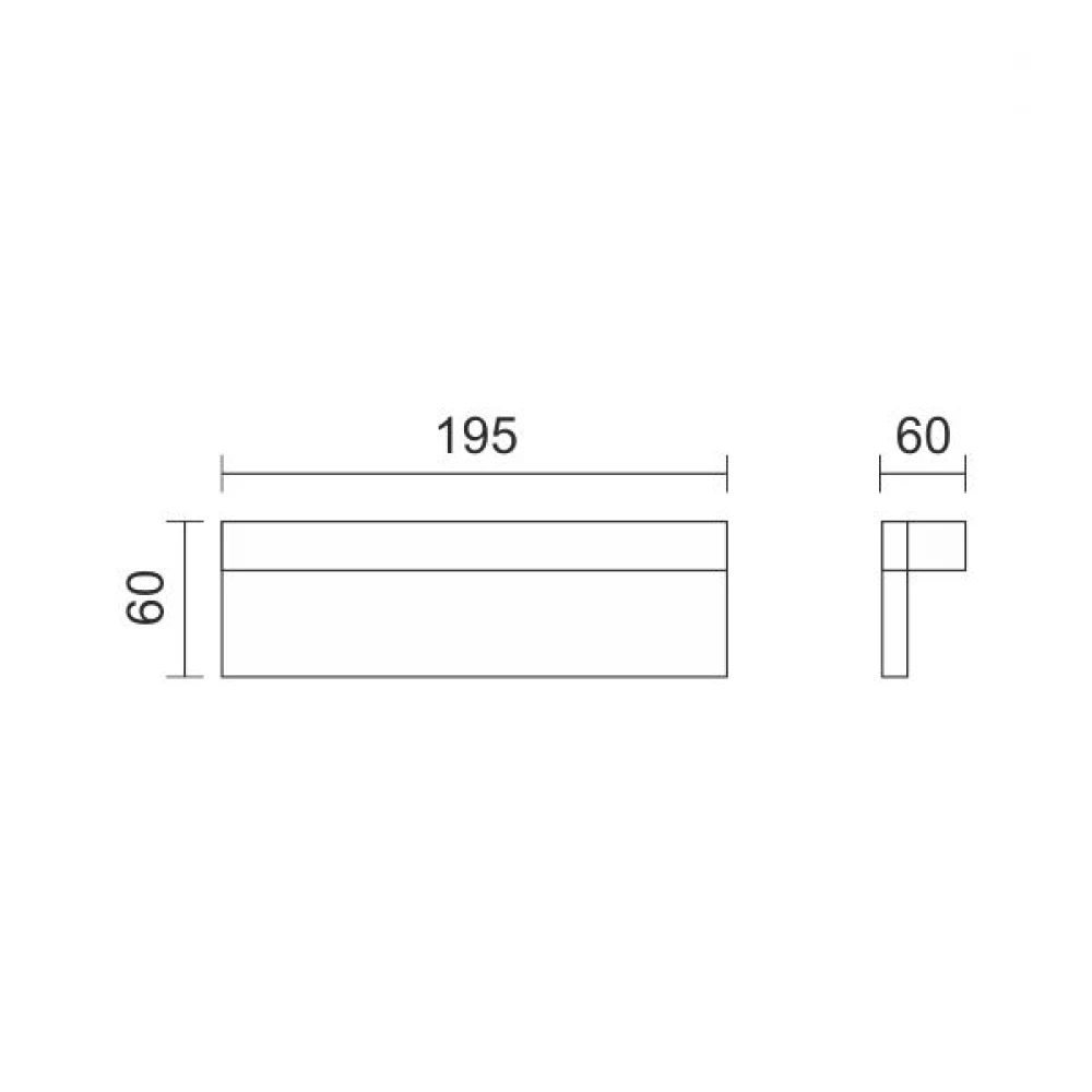 LED Απλίκα Τοίχου Αλουμινίου Σε Χρώμιο 6W 540Lm 4000K Ουδέτερο Λευκό Spotlight