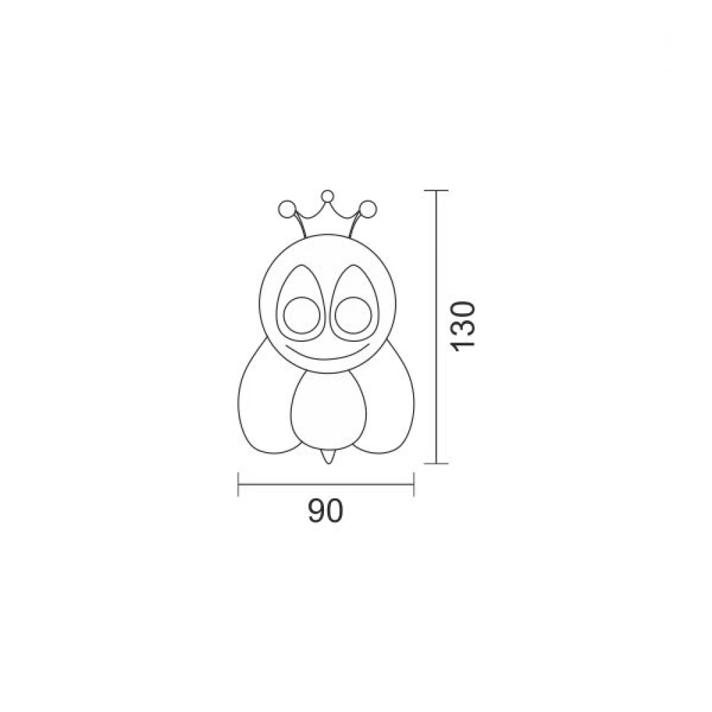 LED Φωτιστικό Νυκτός Μελισσούλα 1W Spotlight