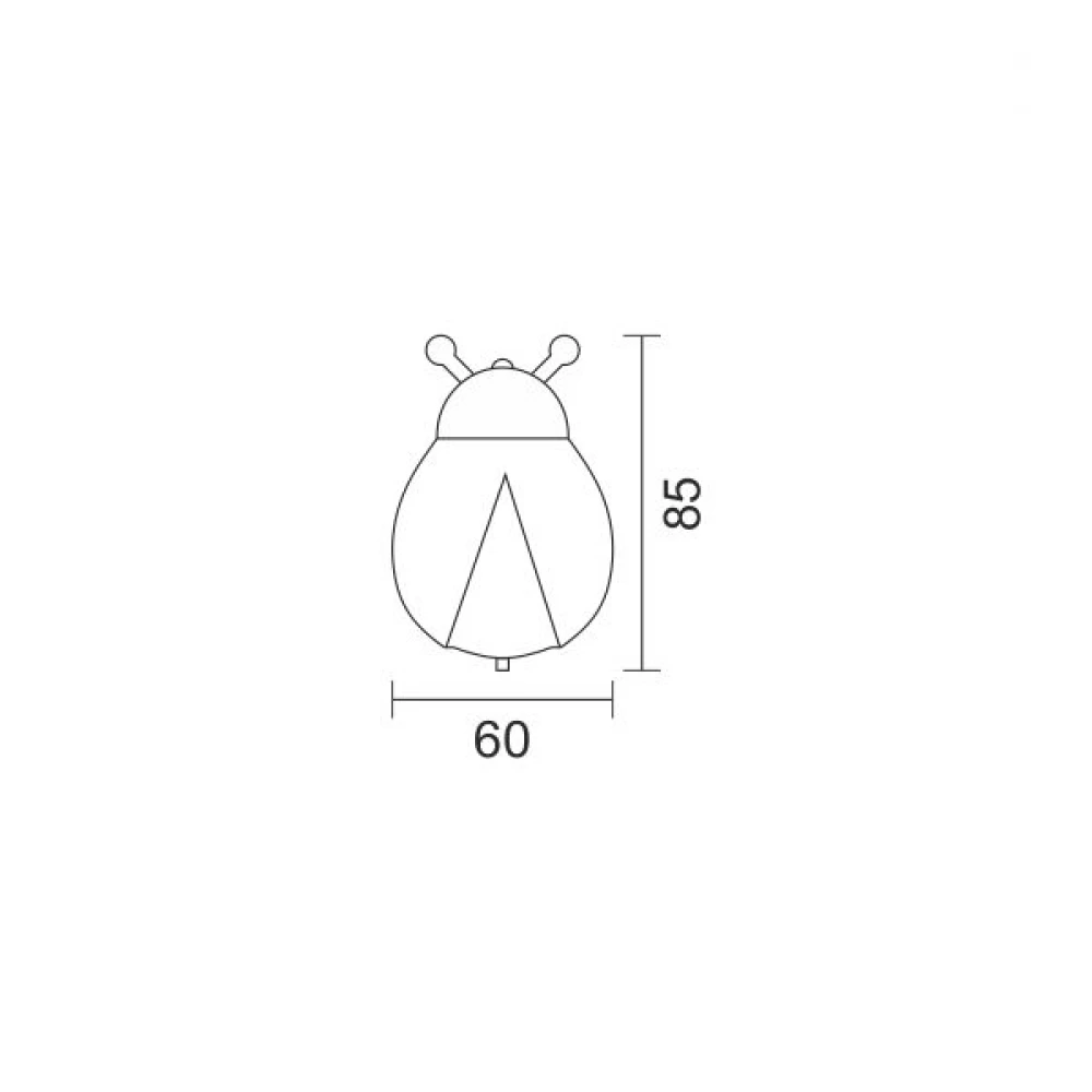 LED Φωτιστικό Νυκτός Πασχαλίτσα 1W Spotlight