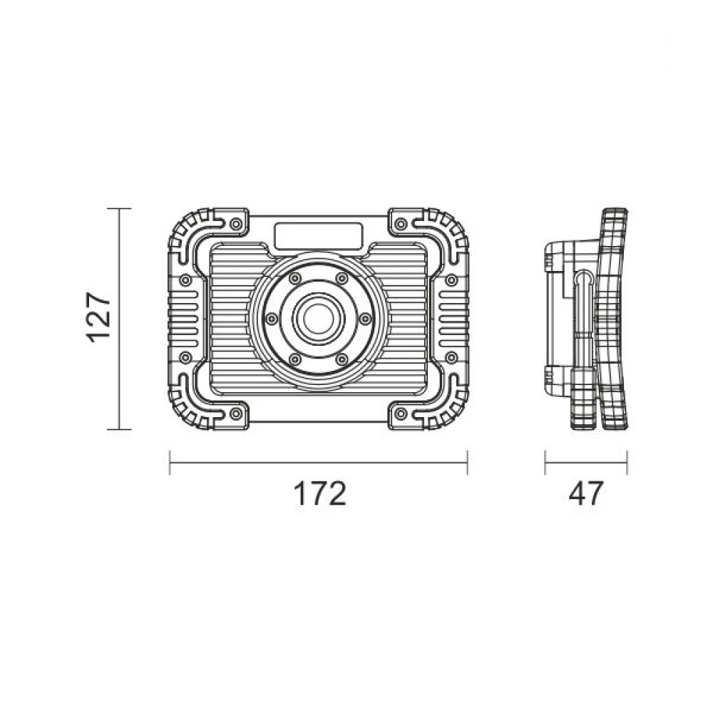 LED Προβολέας Φορητός Εργασίας 10W COB SpotLight