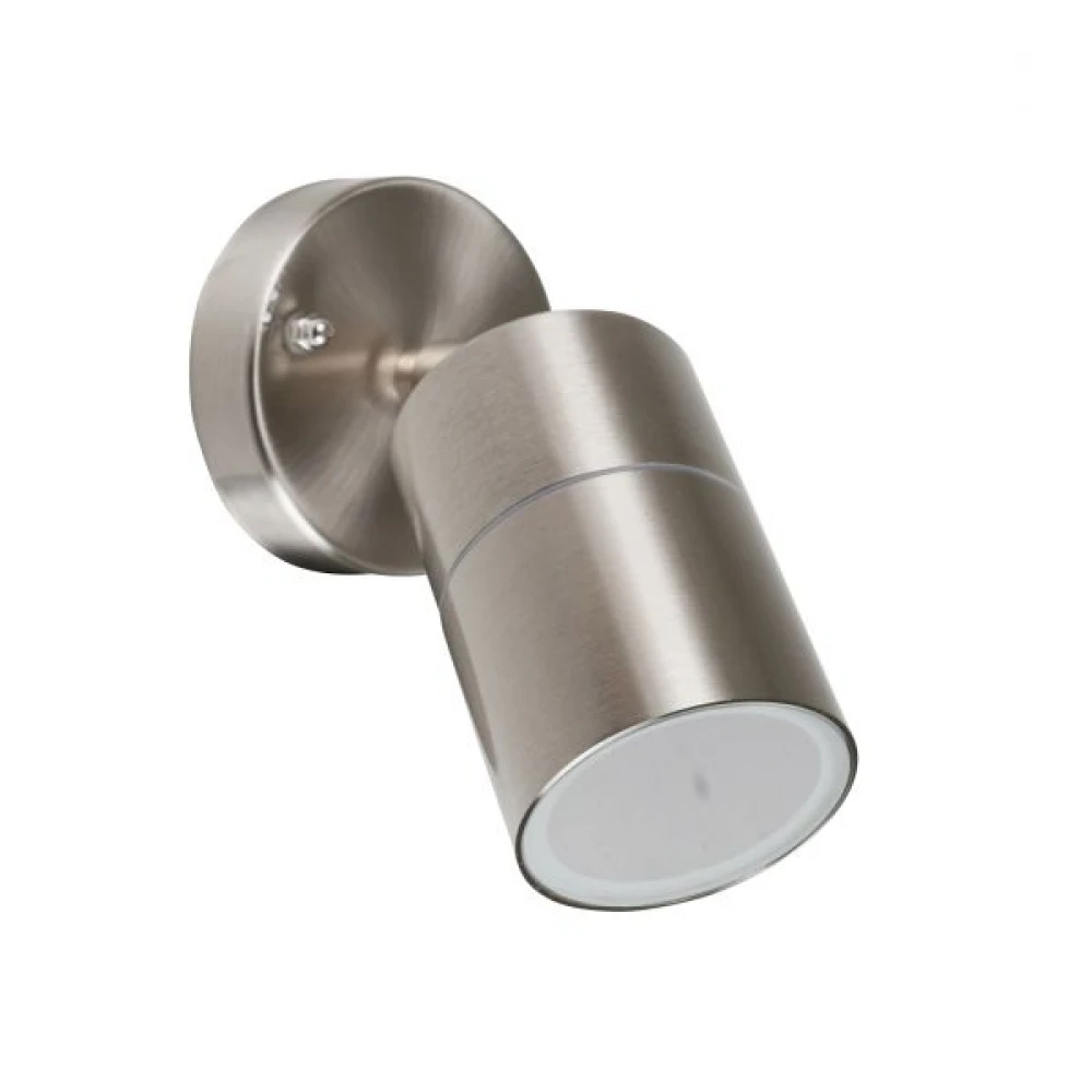 LED Απλίκα Εξωτερικού Χώρου Ανοξείδωτη 7W GU10 IP44 Spotlight