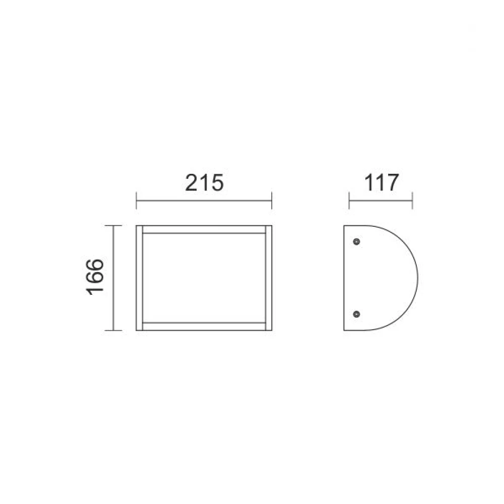 LED Απλίκα Εξωτερικού Χώρου Αλουμινίου 10W IP54 Spotlight