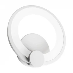 LED Απλίκα Τοίχου Κυκλική Σε Λευκό 6W 3000K Spotlight