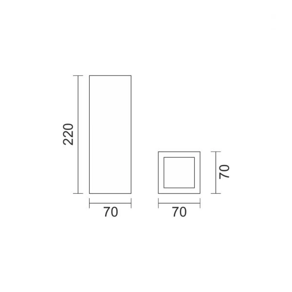 Γύψινο Φωτιστικό Τοίχου Δίφωτο Χρυσό 2xGU10 SpotLight