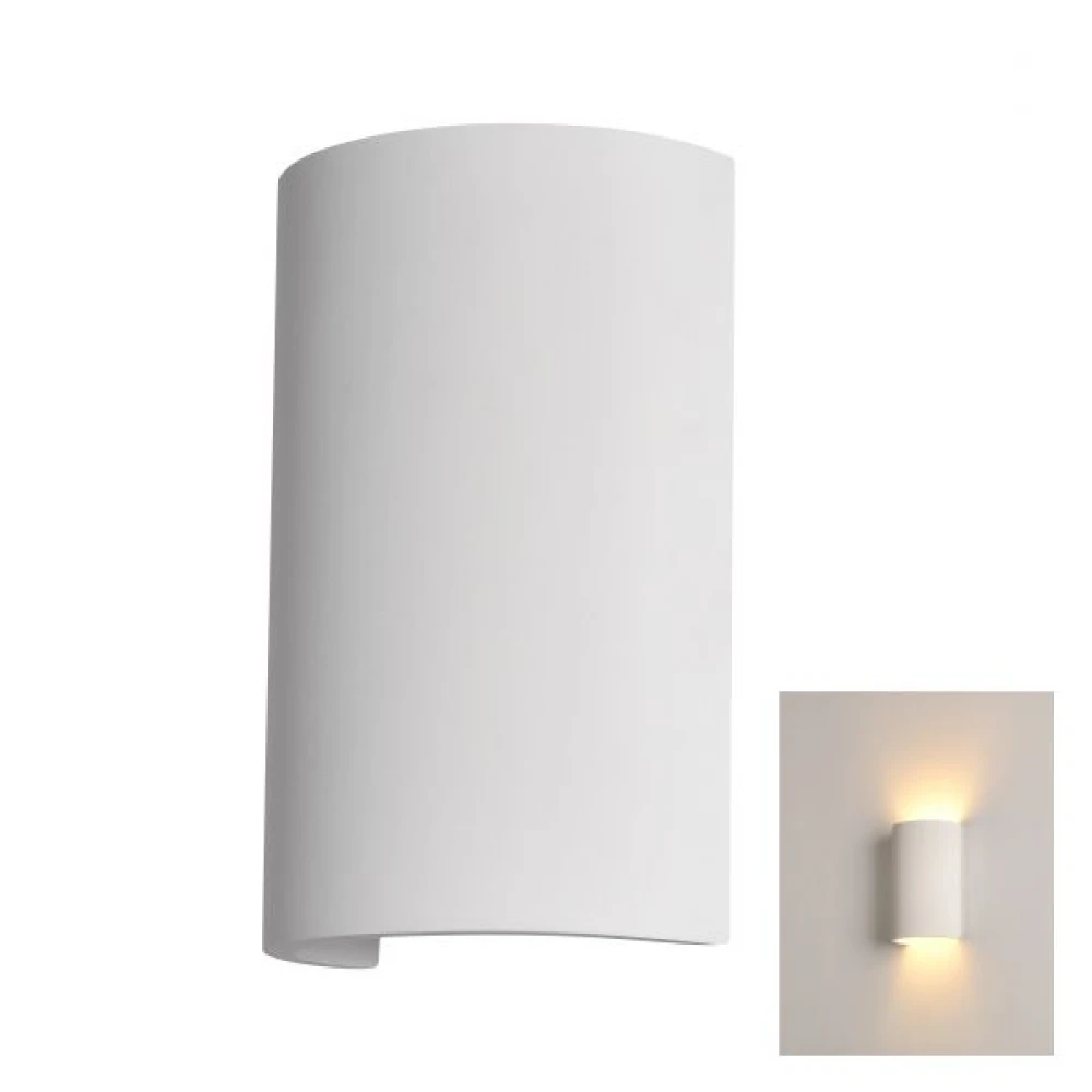 Γύψινο Φωτιστικό Τοίχου Λευκό G9 SpotLight