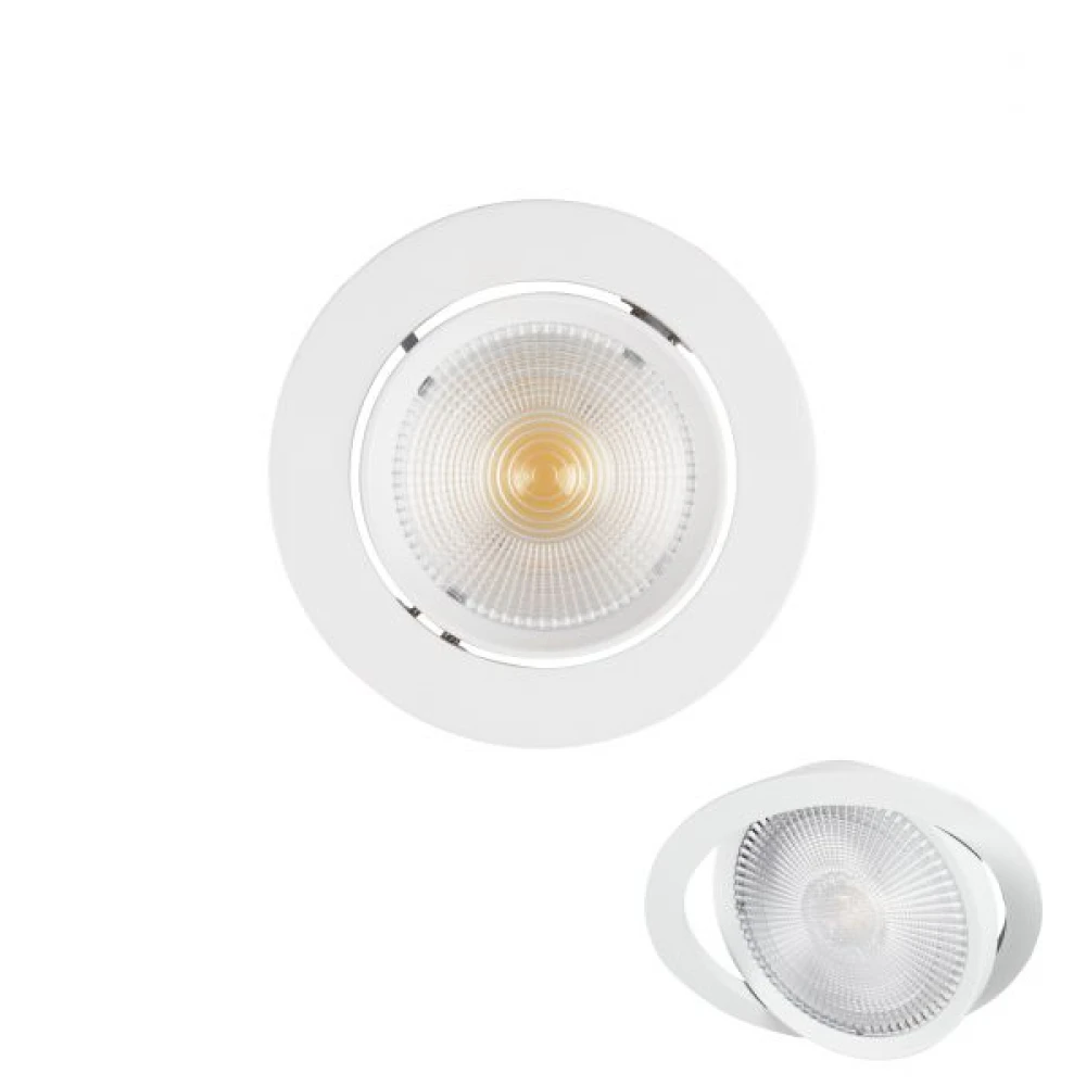 LED Χωνευτό Σποτ Ρυθμιζόμενο 10W SMD 950lm SpotLight