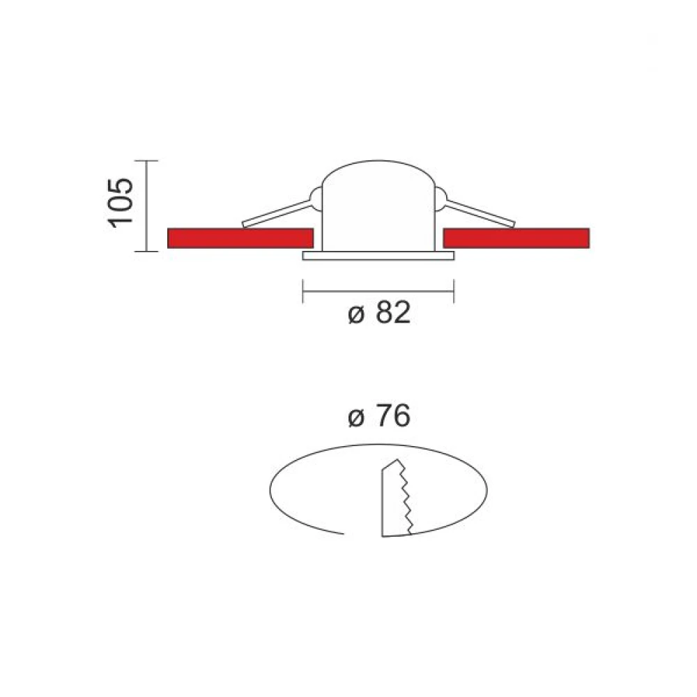LED Χωνευτό Σποτ Ρυθμιζόμενο 10W COB 1000lm SpotLight