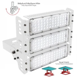 Φωτιστικό LED Βενζινάδικου HPL 150W 6000K Spotlight