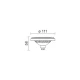 Σποτ LED SMD AR111 GU10 15W 2700K 1300Lm 24° Spotlight