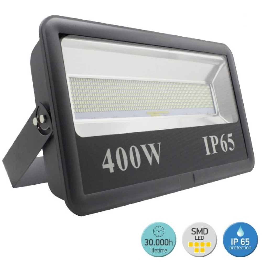 Προβολέας Μαύρος LED SMD 400W 6000K 36000lm IP65 Spotlight