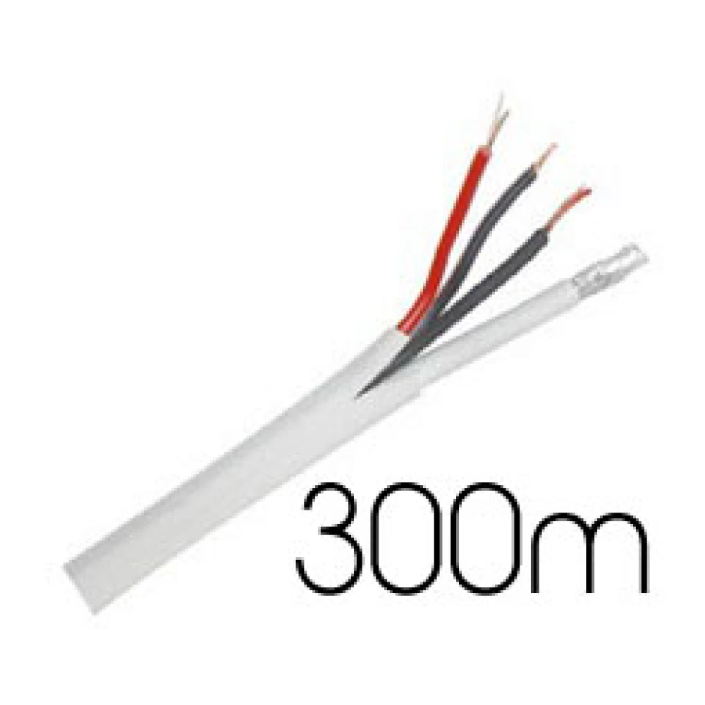 Καλώδιο CCTV VIDEO (RG59)+AUDIO+2X0.50 300m HAI Top Electronic