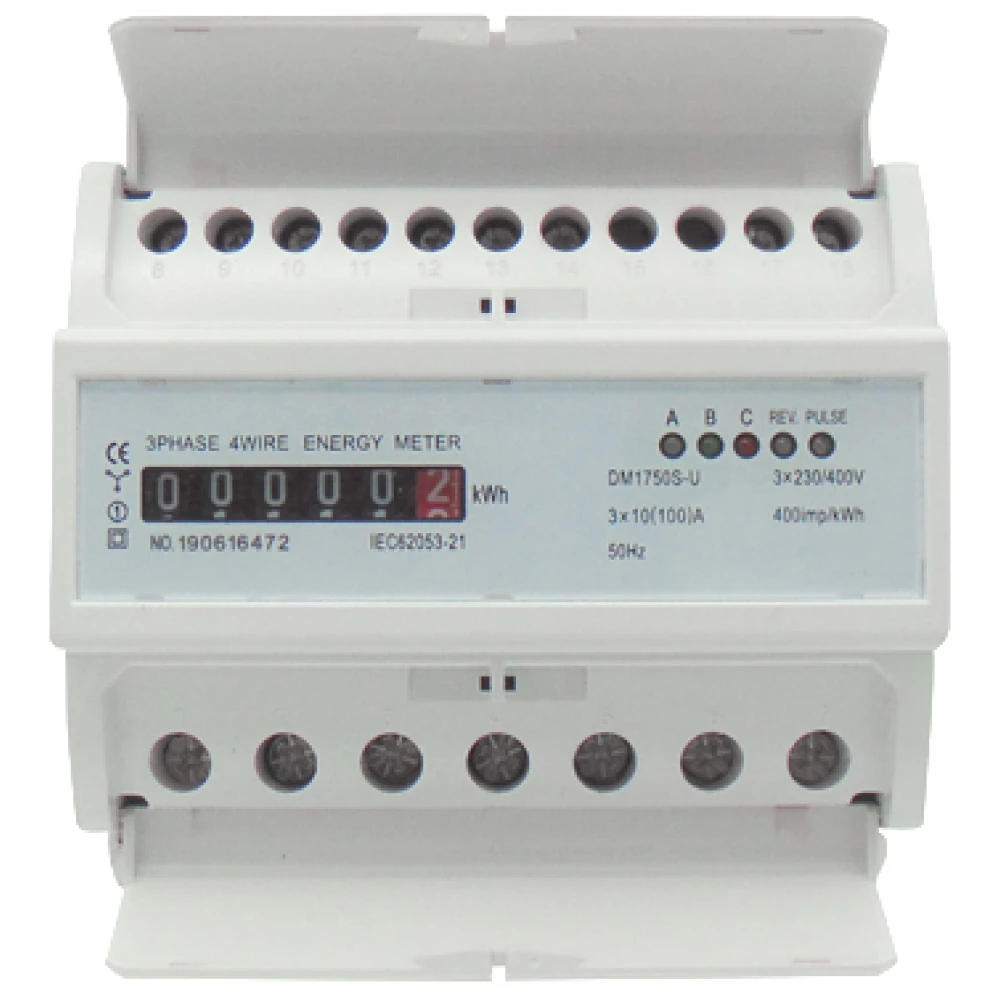 Κιλοβατοωρόμετρο Ράγας Αναλογικό 3Φ 10-100Α DM1750S-U DQN TOP ELECTRONIC