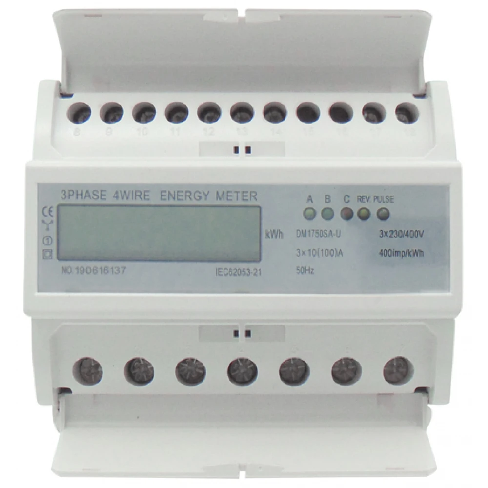 Κιλοβατοωρόμετρο Ράγας Αναλογικό 3Φ 10-100Α DM1750SA-U DQN TOP ELECTRONIC