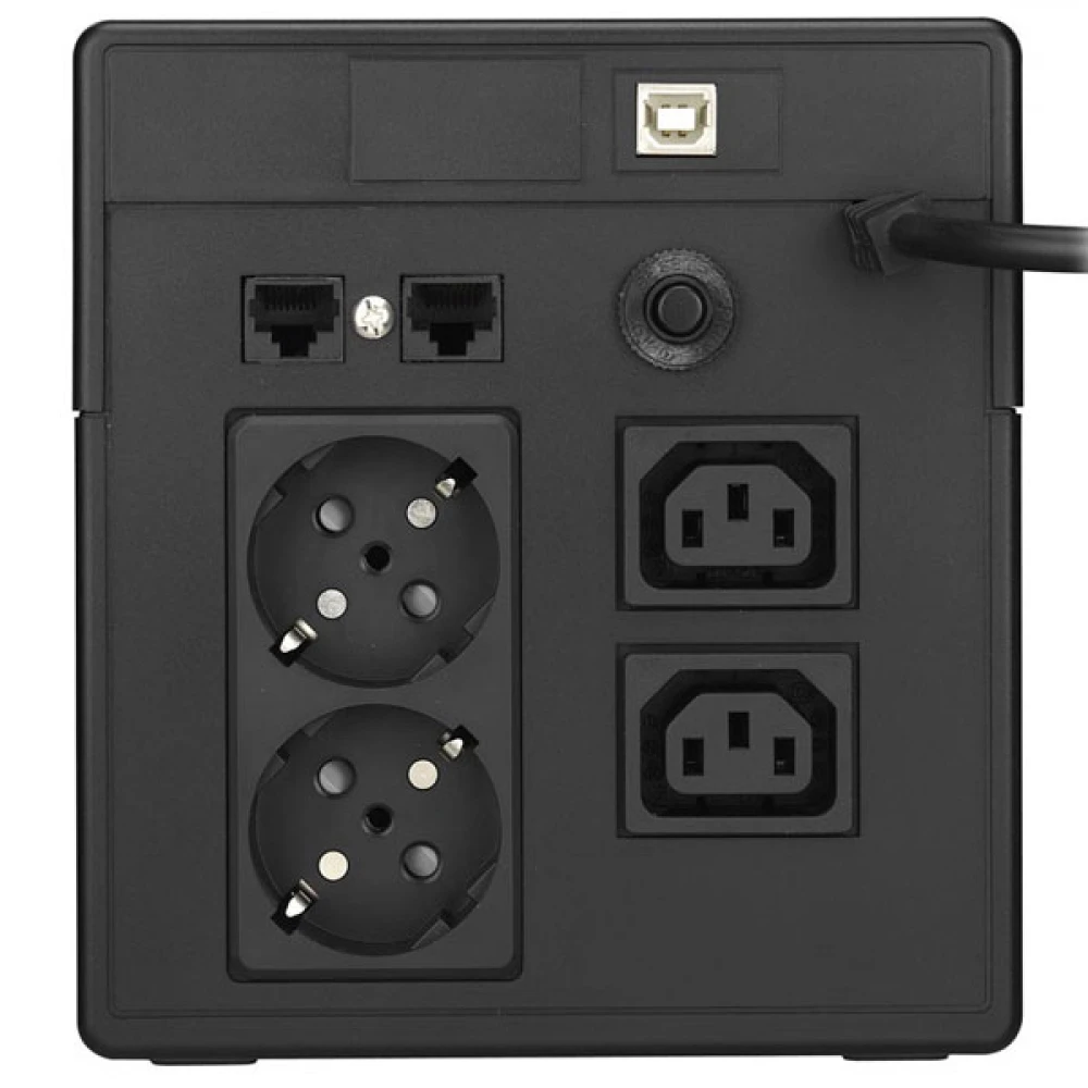 Συσκευή UPS LINE INTERACTIVE 1000VA Τροποποιημένου Ημιτονίου LA-VST-1K LCD BK VOL TOP ELECTRONIC