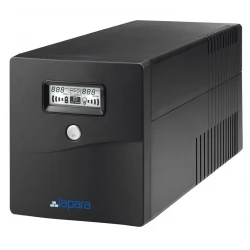 Συσκευή UPS LINE INTERACTIVE 1000VA Τροποποιημένου Ημιτονίου LA-VST-1K LCD BK VOL TOP ELECTRONIC