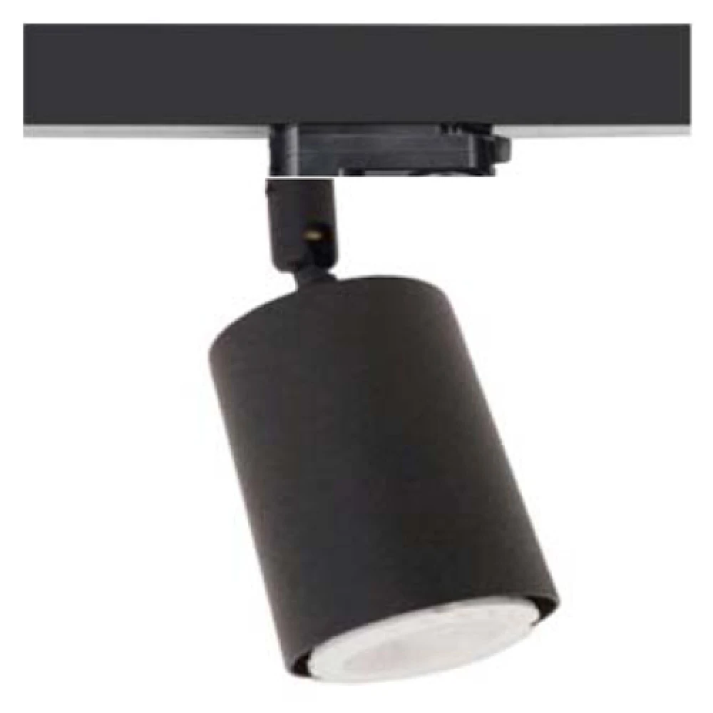 Σποτ Ράγας Για Λάμπα MR16 / GU10 Με Αντάπτορα Τριφασικής Ράγας Μαύρο BIN UNIVERSE