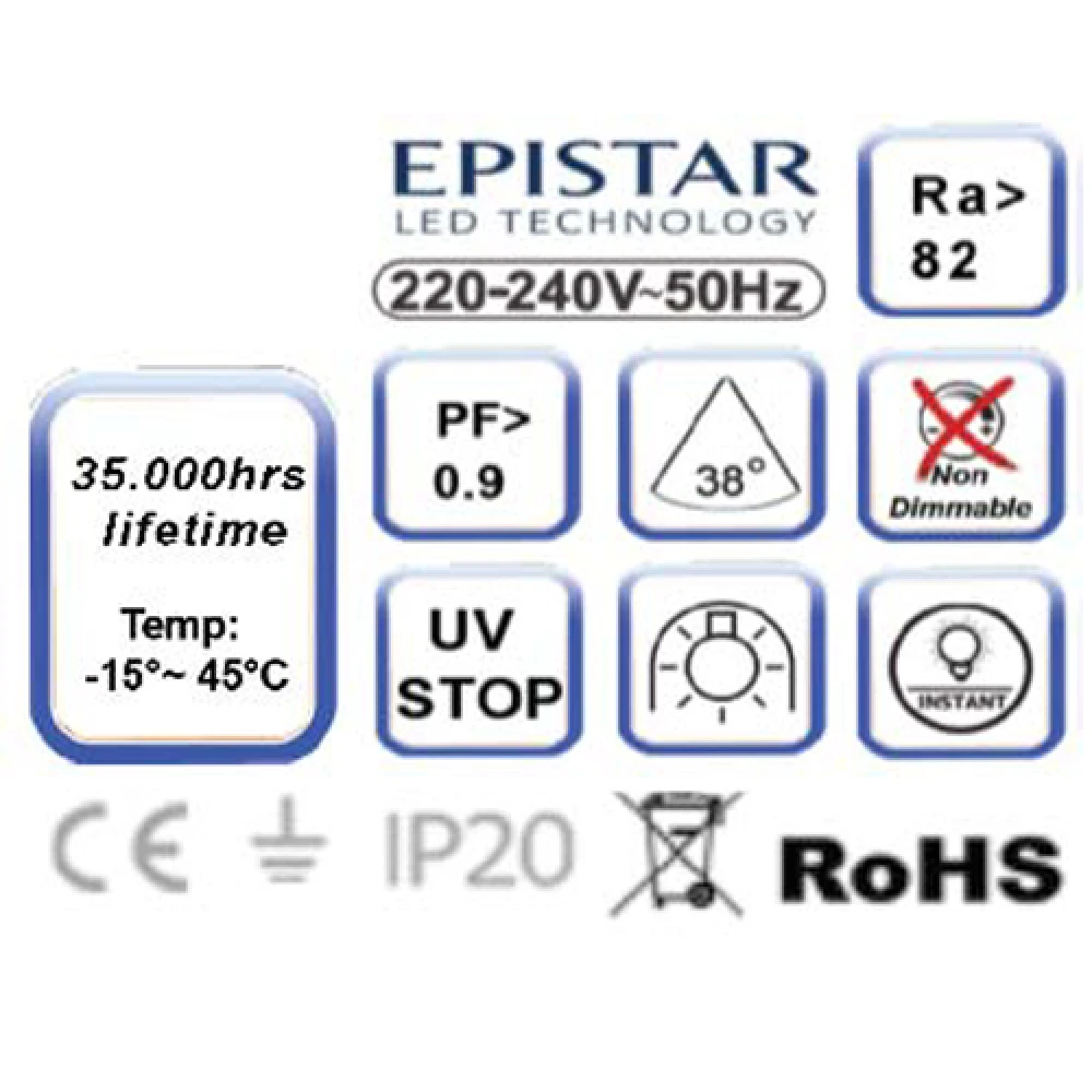 Σποτ Ράγας 30W LED COB 2700K Θερμό Λευκό Με Τριφασικό Αντάπτορα Μαύρο UNIVERSE