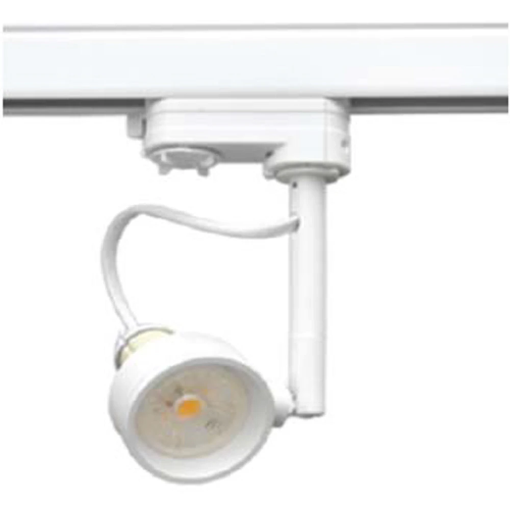 Σποτ Ράγας Για Λάμπα MR16 / GU10 Λευκό Ματ Με Αντάπτορα Τριφασικής Ράγας 50W max MTI UNIVERSE