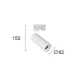 Track Spot Οροφής σε Λευκό 4 Αγωγών / 3 Κυκλωμάτων Reeds GU10 Max 50W VIOKEF