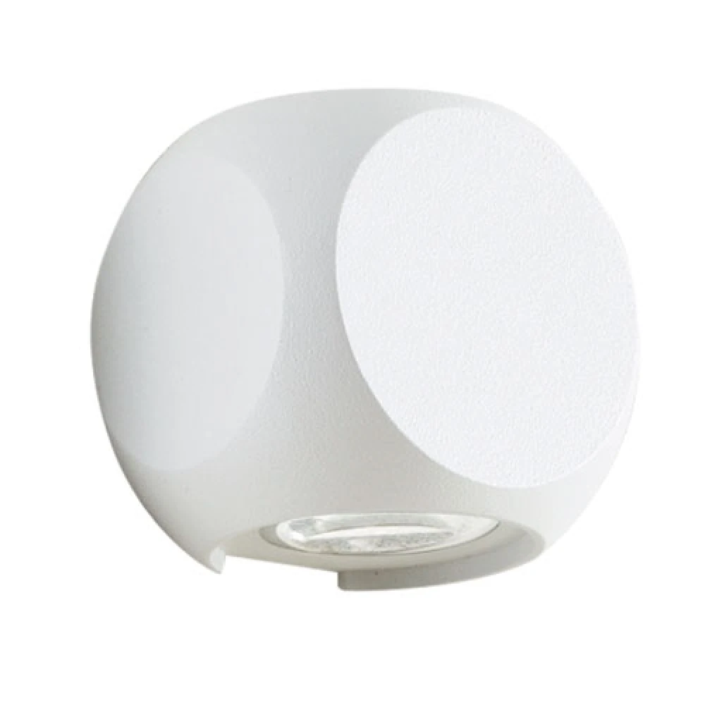 LED Απλίκα Αλουμινίου Σε Λευκό 2 x 2W 235Lm 3000K IP54, Ballito VIOKEF