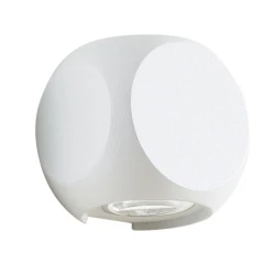 LED Απλίκα Αλουμινίου Σε Λευκό 2 x 2W 235Lm 3000K IP54, Ballito VIOKEF