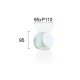 LED Απλίκα Αλουμινίου Σε Λευκό 2 x 2W 235Lm 3000K IP54, Ballito VIOKEF