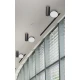 LED Μεταλλικό Downlight Οροφής Και Απλίκες Σε Μαύρο, 18W 1368Lm 3000K, Lotus VIOKEF