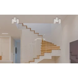 Σποτ Δίφωτο Οροφής Σε Δύο Χρώματα 2x GU10 Η:150 Nobby VIOKEF