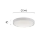 LED 18W Πλαφονιέρα Μεταλλική D:300 Yara VIOKEF