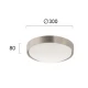 LED 18W Πλαφονιέρα Μεταλλική D:300 Yara VIOKEF