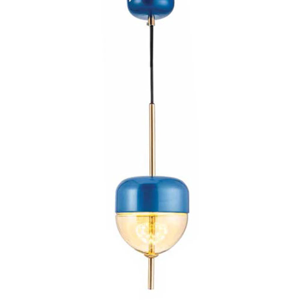 LED Κρεμαστό Φωτιστικό Σε Μπλέ Χρώμα ø15cm 12W 960lm 3000K Evento-C LUCIDO
