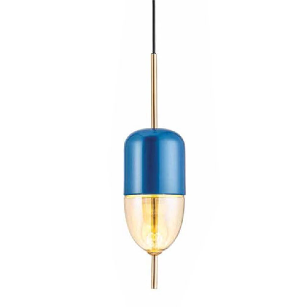 LED Κρεμαστό Φωτιστικό Σε Μπλέ Χρώμα ø12cm 12W 960lm 3000K Evento-B LUCIDO