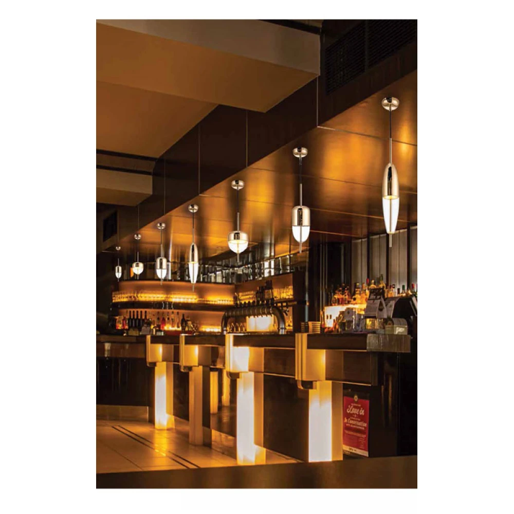 LED Κρεμαστό Φωτιστικό Σε Μπλέ Χρώμα ø15cm 12W 960lm 3000K Evento-C LUCIDO