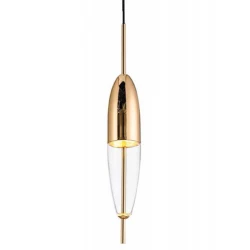 LED Κρεμαστό Φωτιστικό Σε Χρυσό Χρώμα ø9cm 6W 600lm 3000K Evento-A LUCIDO