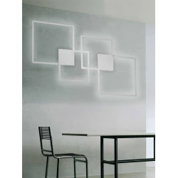Led Φωτιστικό Αρχιτεκτονικού Χώρου 45W 4500Lm 3000K,  FAIR n' SQUARE LUCIDO