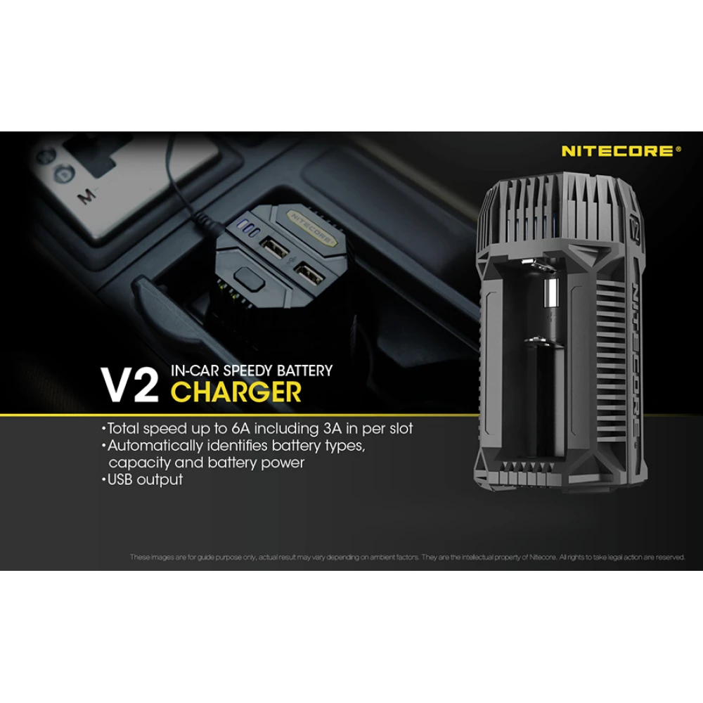 ΦΟΡΤΙΣΤΗΣ NITECORE V2, DC 12V 42W