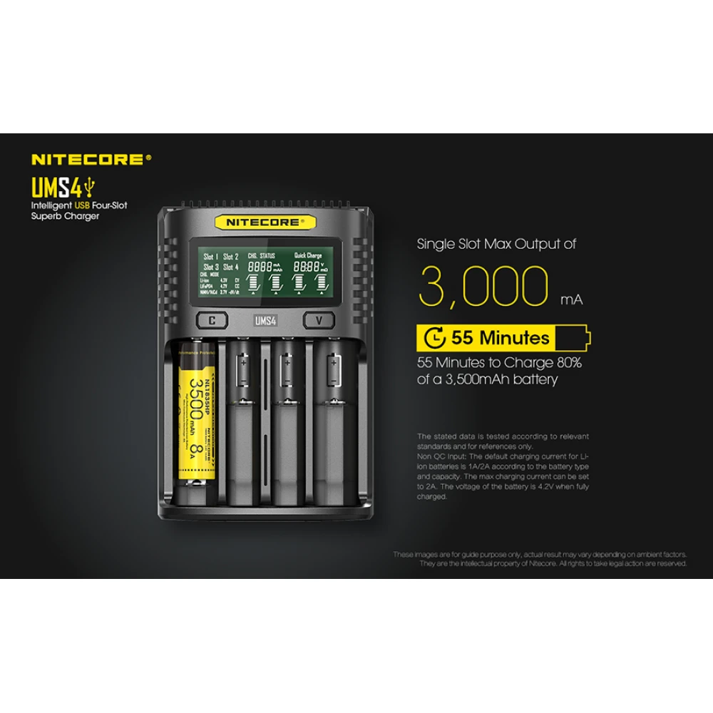 Φορτιστής NITECORE UMS4
