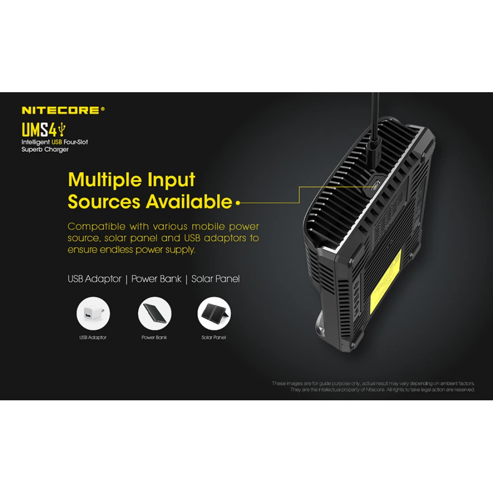 Φορτιστής NITECORE UMS4