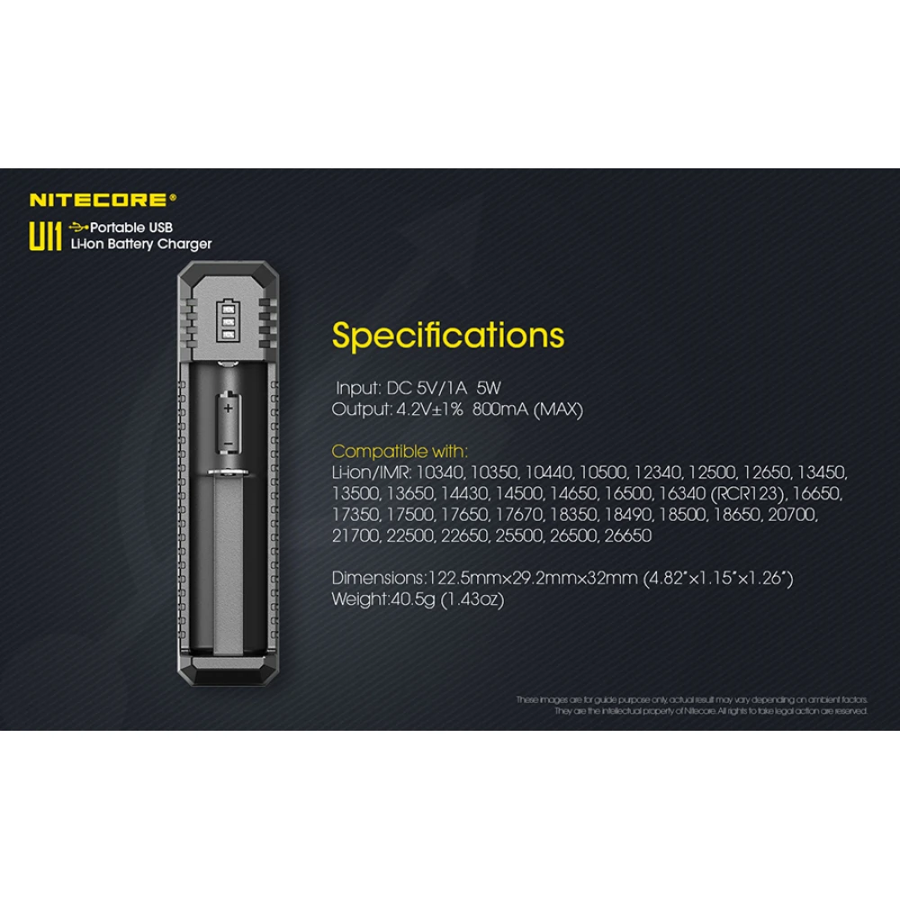 Φορτιστής NITECORE UI1