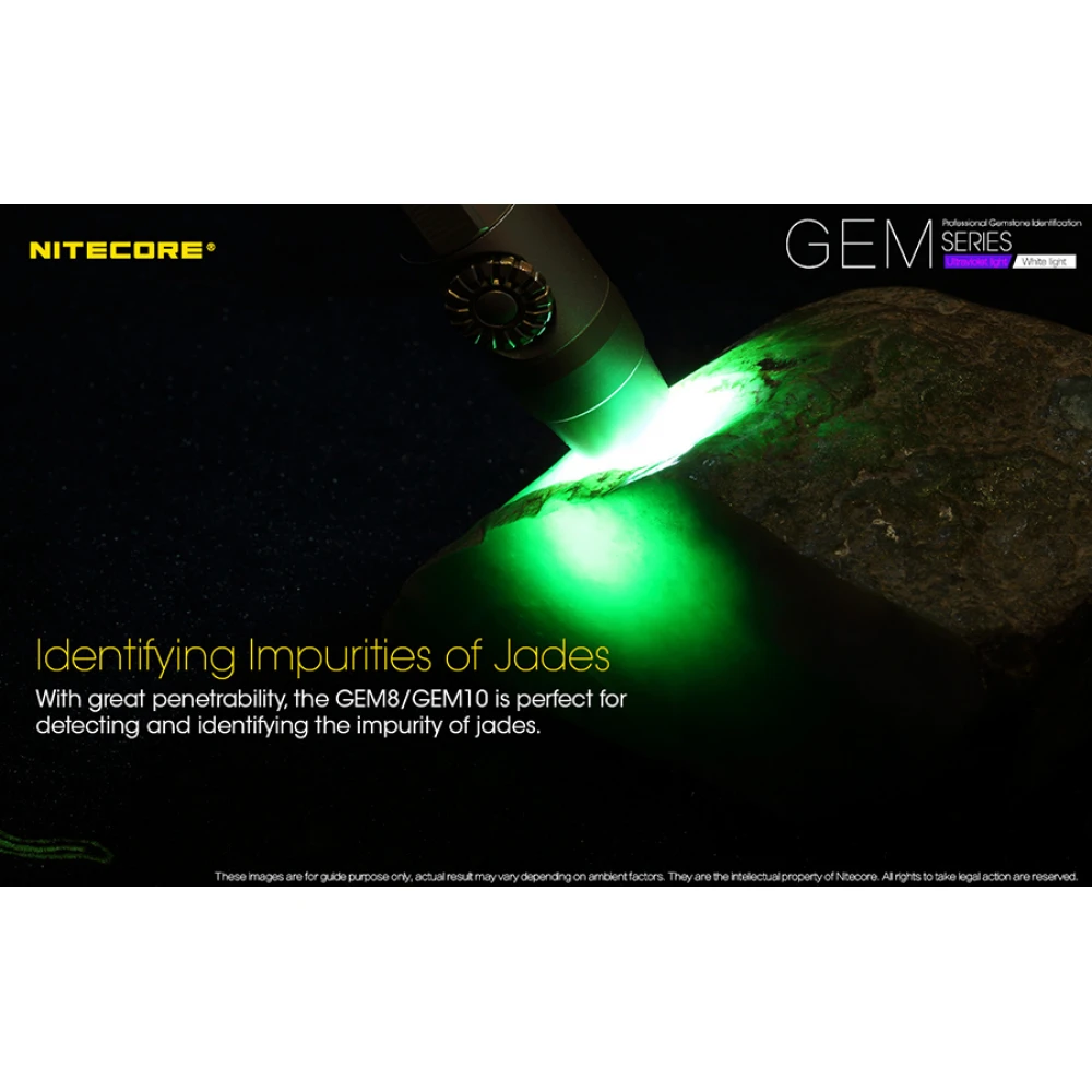 Επαγγελματικός Φακός LED NITECORE GEMSTONE GEM10UV