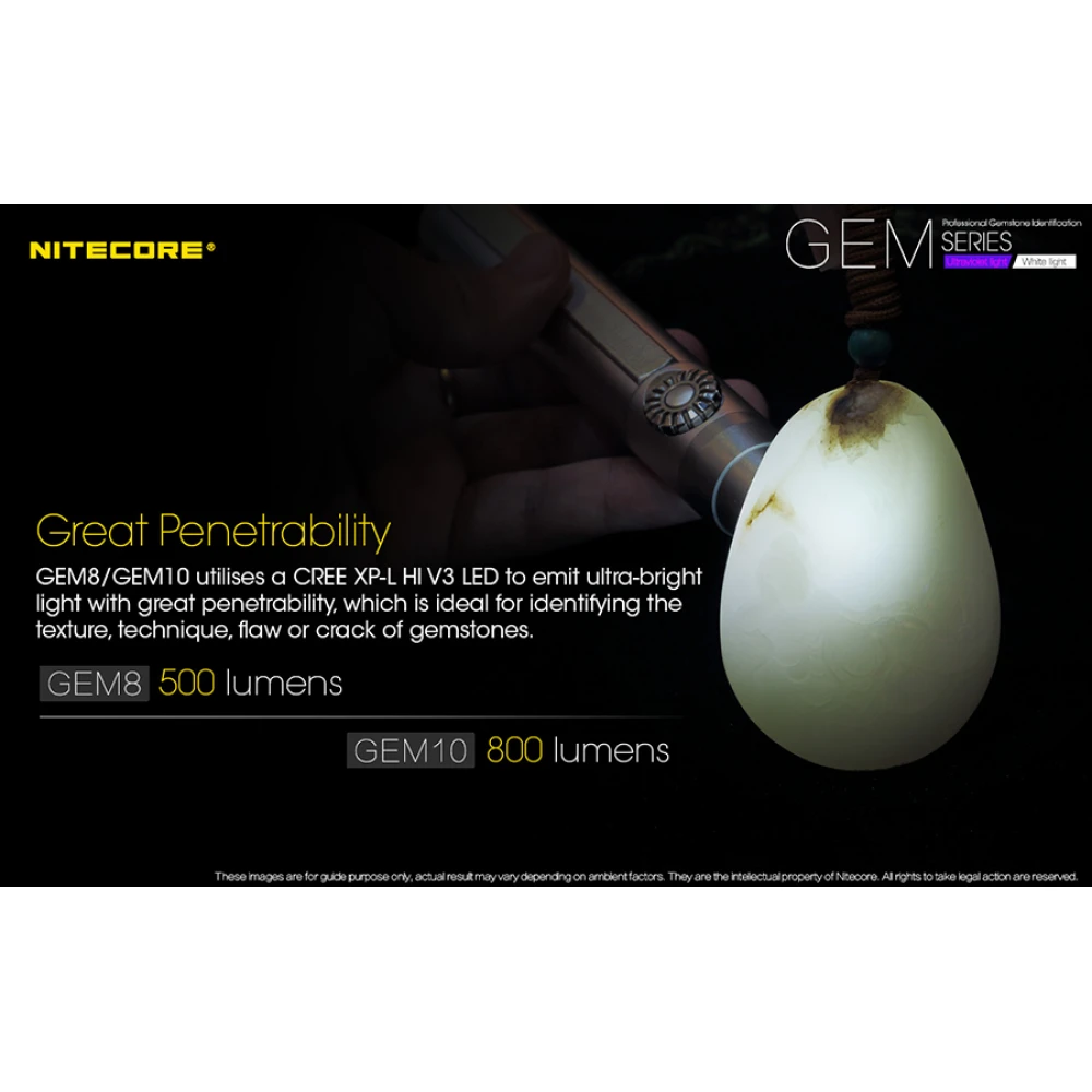Επαγγελματικός Φακός LED NITECORE GEMSTONE GEM10UV