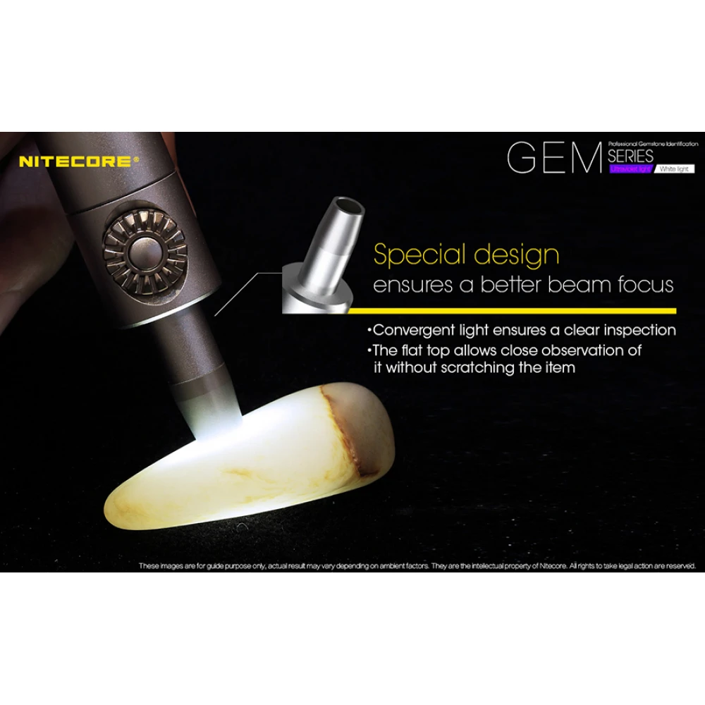 Επαγγελματικός Φακός LED NITECORE GEMSTONE GEM10UV