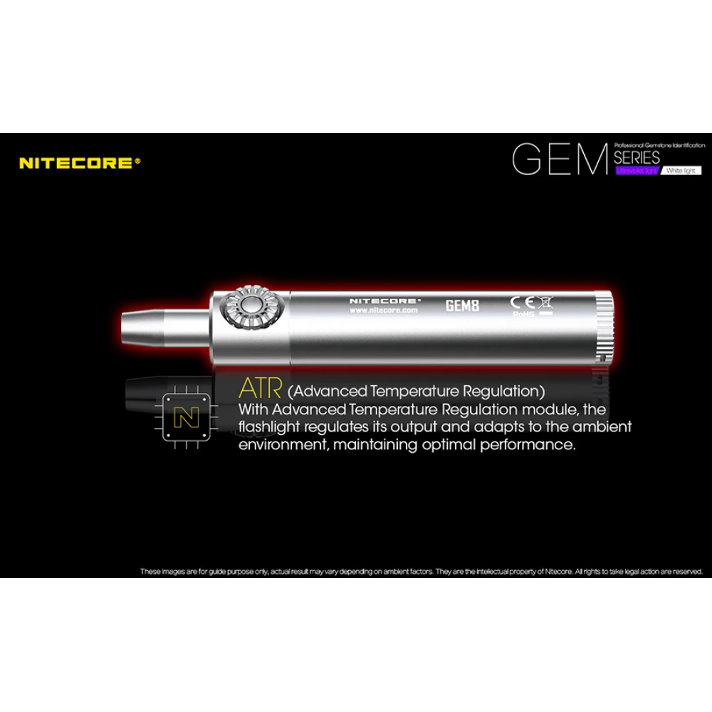Επαγγελματικός Φακός LED NITECORE GEMSTONE GEM10UV