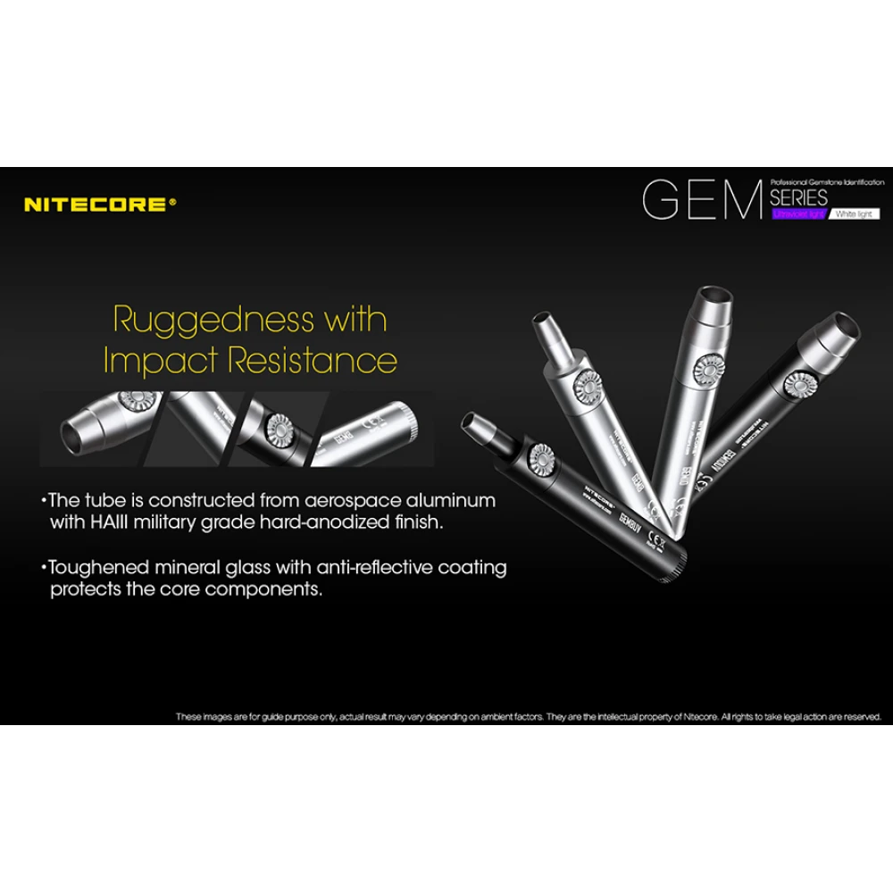 Επαγγελματικός Φακός LED NITECORE GEMSTONE GEM10UV