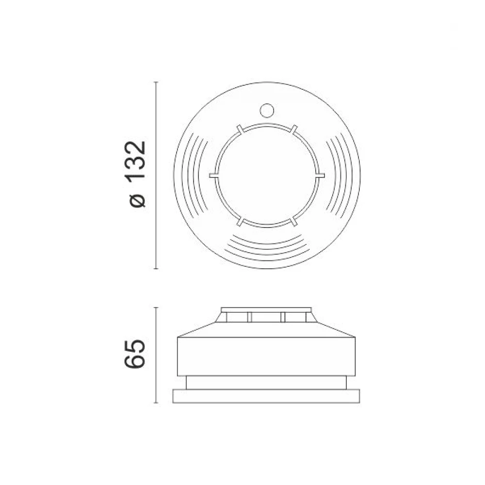 Ανιχνευτής Καπνού Με Ήχο 9V/DC IP20 Spotlight