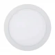 Στρογγυλό LED Panel Slim Downlight 15W SMD Λευκό Σώμα Ουδέτερο Λευκό 4000Κ SpotLight