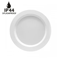 LED SMD Αδιάβροχο Χωνεύτο Downlight Οροφής 7W 140° Στρογγυλό SpotLight