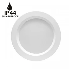 LED SMD Αδιάβροχο Χωνεύτο Downlight Οροφής 12W 140° Στρογγυλό SpotLight